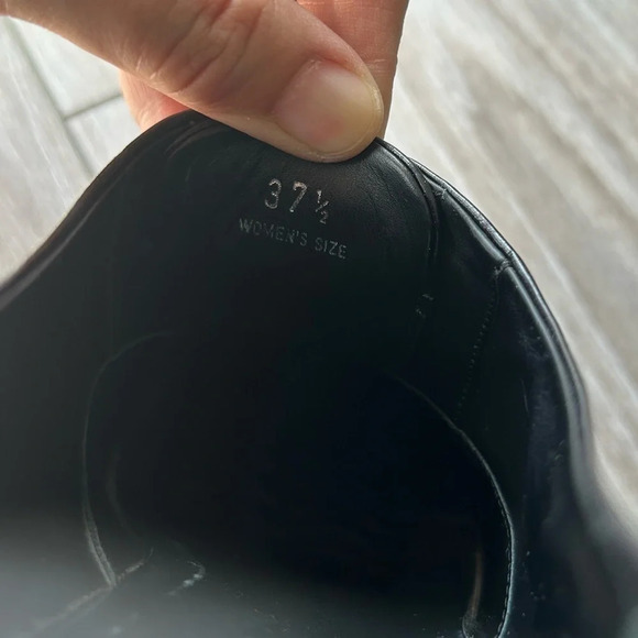 Tod’s Patent Smooth Mixed Leather Studded Block Heel Ankle Boots Made in Italy - Picture 11 of 13